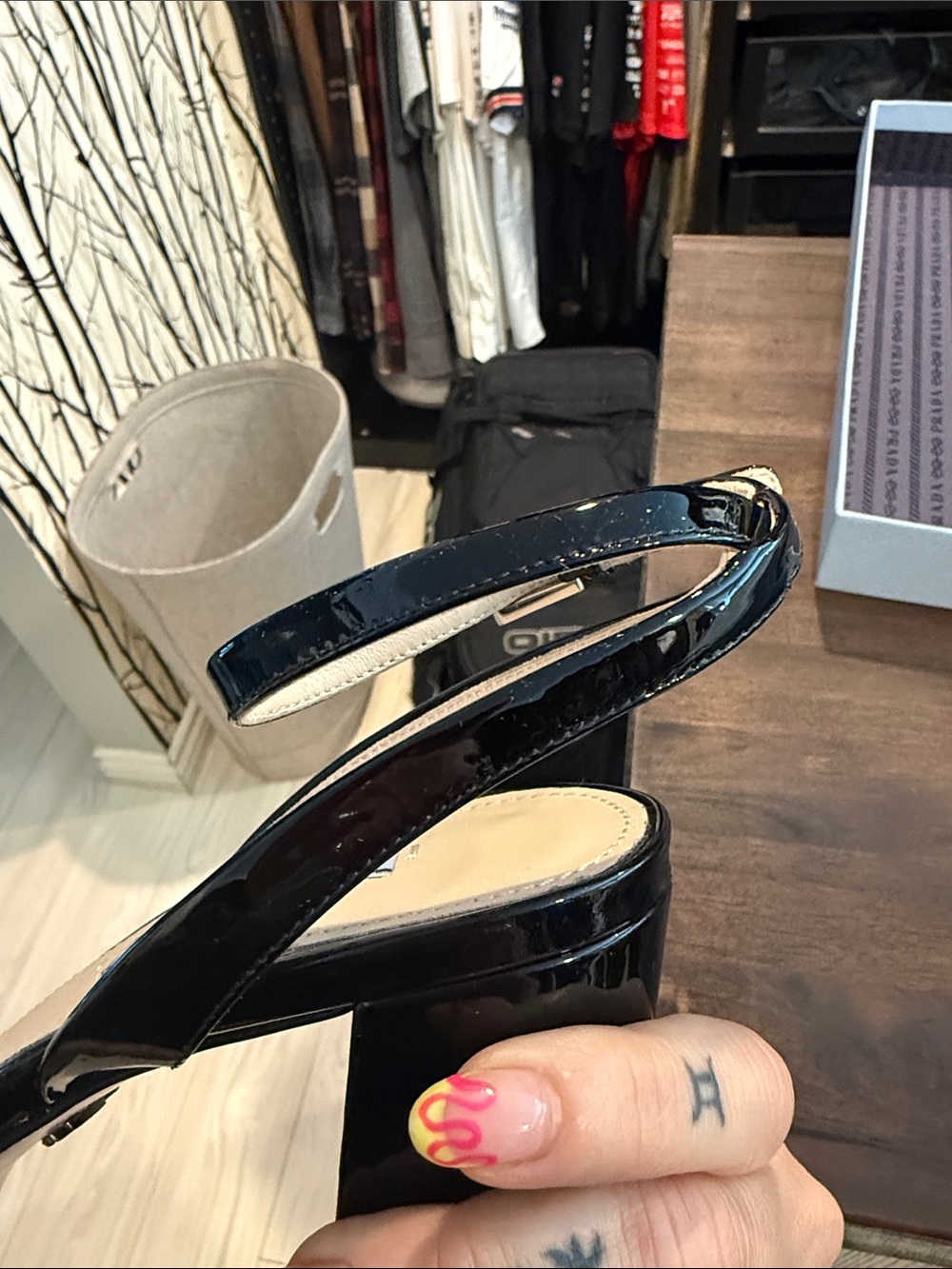 Prada
Patten Leather Platform Sandals - Picture 13 of 13